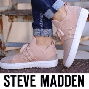 Steve Madden Pink “Lancer” Sneakers